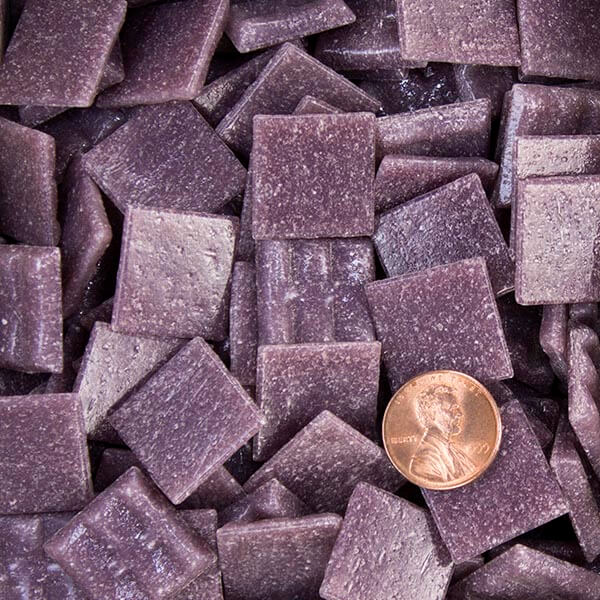 Purple Tint-1 Morjo 3/4" (20mm) Vitreous Glass Tile