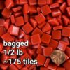 Red-Orange-MMT12B048 Morjo Recycled Glass Mosaic Tile 12mm BAGGED