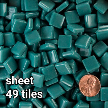Teal-Tint2-MMT12B087 Morjo Recycled Glass Mosaic Tile 12mm SHEET