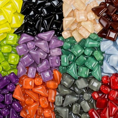 Soft Glass Shapes for Mosaic Art
