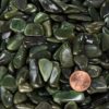 Nephrite Jade polished gemstones for use as accents in mosaic art. healing