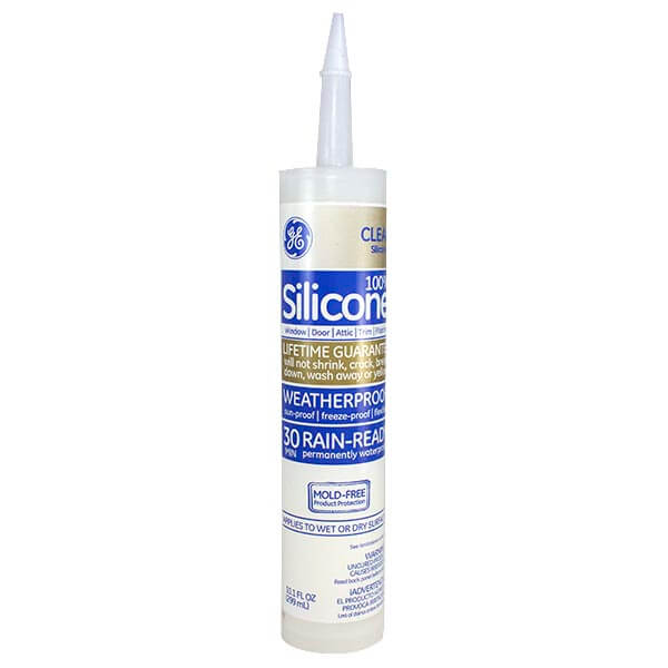 Clear Silicone Adhesive Sealant - Case of 6 –