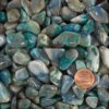 Chrysocolla Agate polished gemstones for use as accents in mosaic art. healing