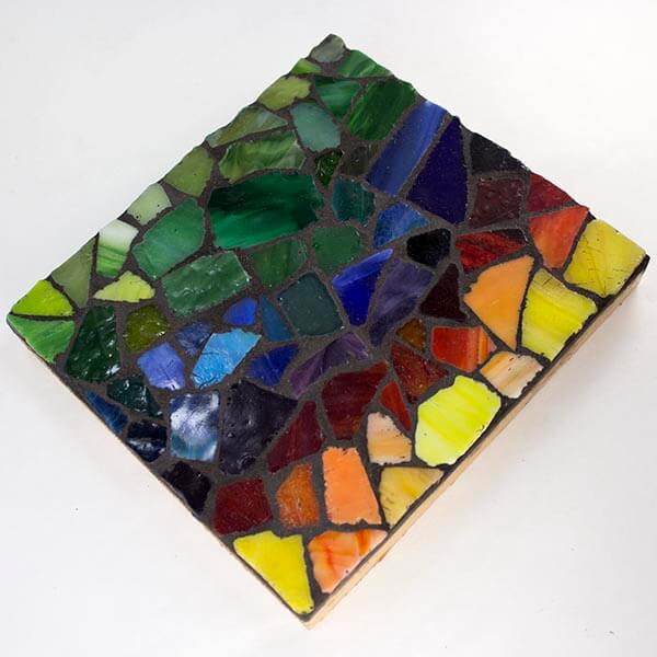 Free Form Glass Components ~ Semi-Tumbled ~ Flat for Mosaics ~ Sea Glass Colors 