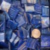 Navy Blue Metallic Glass Tile 20mm Morjo