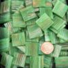 Spring Green Metallic Glass Tile 20mm Morjo