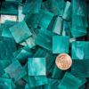 Emerald Stained Glass Mosaic Tile 20mm Morjo