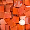 Orange Stained Glass Mosaic Tile 20mm Morjo