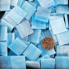 Powder Blue Stained Glass Mosaic Tile 20mm Morjo