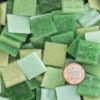 Green Tile Assortment 20mm Morjo Vitreous