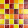Red Orange Yellow Tile 20mm Morjo Vitreous