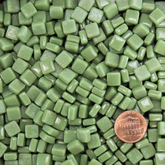 Forest Green Tint-2 8mm Glass Mosaic Tile