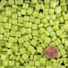 Light Spring Green 8mm Glass Mosaic Tile
