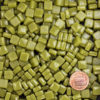Mossy Brown Green Tint-1 8mm Glass Mosaic Tile