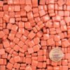 Salmon 8mm Glass Mosaic Tile