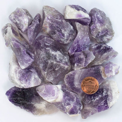 Banded Amethyst rough unpolished minerals