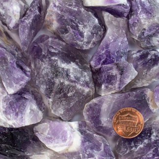 Banded Amethyst rough unpolished minerals