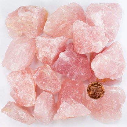 Pink Quartz rough unpolished minerals