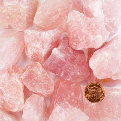 Pink Quartz rough unpolished minerals healing