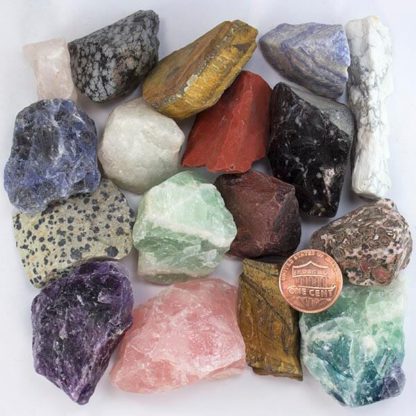 Tumbling Mix rough unpolished minerals
