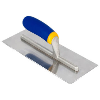stainless steel notched trowel
