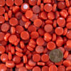 Red-Orange penny round 12mm