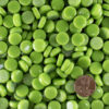 Spring Pea Green penny round 12mm