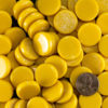 Indian Yellow Deep penny round 20mm