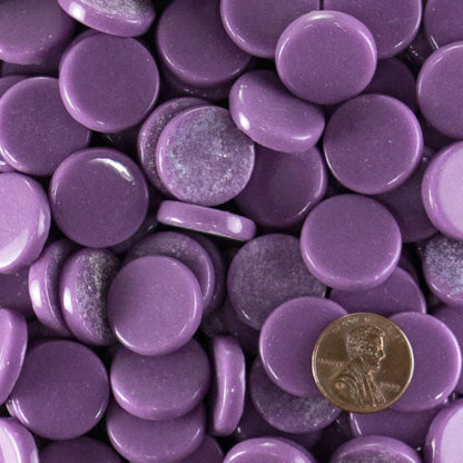 Lavender penny round 20mm