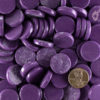 Purple penny round 20mm