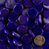 Penny Round Glass Tile Ultramarine-Blue-Dark-Y75-20mm