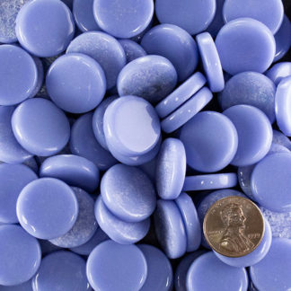Ultramarine-Blue-Tint1 20mm Penny Round Glass Tile