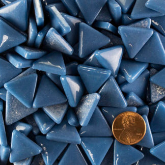 Cyan Blue Tint-1 Triangle Glass Tile 20mm