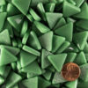 Triangle Glass Tile Mint-Y119-20mm