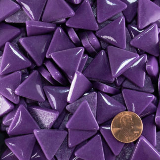 Triangle Glass Tile Purple-Y62-20mm