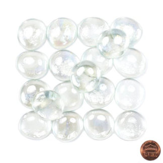 1/2 POUND TRANSPARENT MARBLES 3/8 INCH CLEAR GLASS CRYSTAL MARBLES SMALL 10MM 