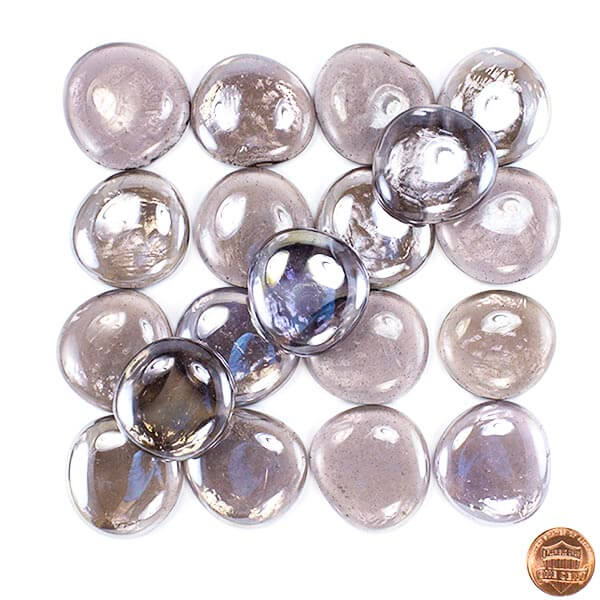Blue Assortment Small Glass Beads 2oz (60+)