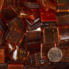 Ostapleef Orange Amber Venetian Glass Tiles Morjo D41NOGN