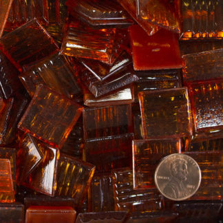 Orange Amber Low-Grain Glass Tiles 20mm Lojee-Nojee