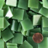 Grunkleblatt Green Tint 2 Venetian Glass Tiles Morjo-20mm-B28NOGN
