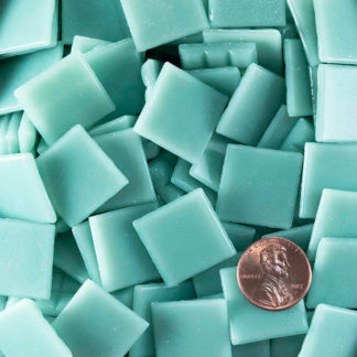 Teal Tint-1 Low-Grain Venetian Glass Tiles 20mm Lojee-Nojee