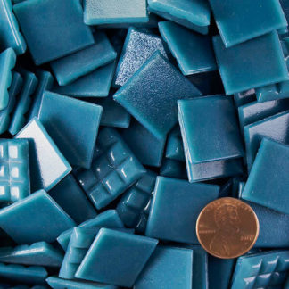 Muddy Blue Low-Grain Glass Tiles 20mm Lojee-Nojee