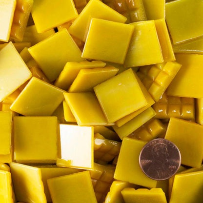Yellow Low-Grain Venetian Glass Tiles 20mm Lojee-Nojee