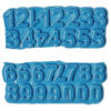 Bright Blue N-58A-33 Ceramic Number Tiles