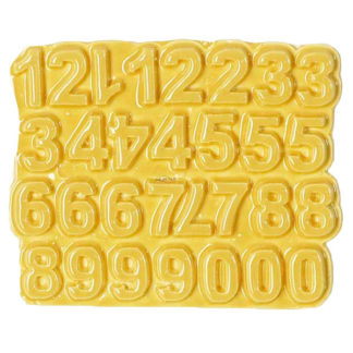 Old Gold N-58A-59 ceramic number tiles