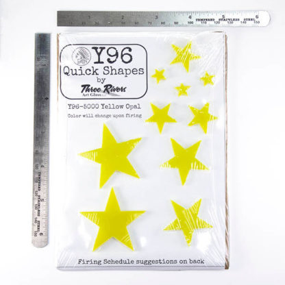 Yellow Opal Stained Glass Stars Y96-5000