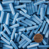 Cyan Blue Tint-1 Glass Border Tiles M1 Inch Sticks