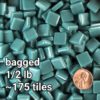 Morjo Recycled Glass Mosaic Tile 12mm Teal Tint2 MMT12B087 BAGGED