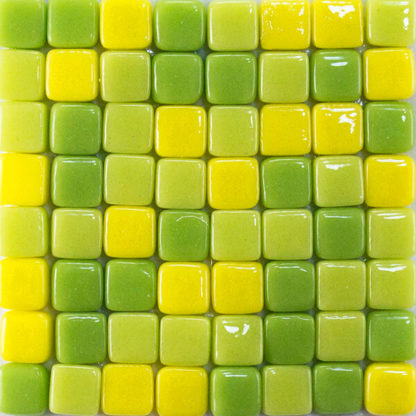 Lemon Lime U-Mix 8mm Mosaic Tile Assortment