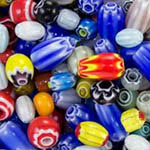 glass beads colorful mosaic accents